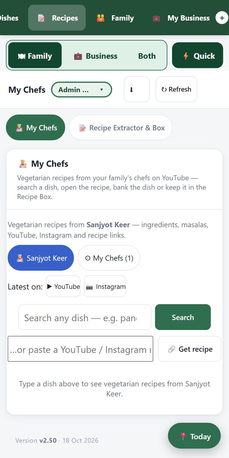 ClanBite My Chefs screen